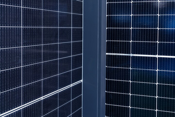 Close up solar panel background