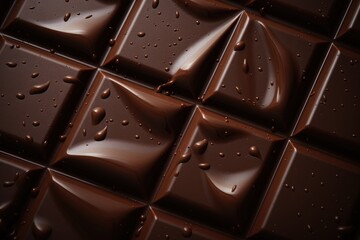 Milk chocolate close-up