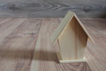 Modell eines Holzhauses