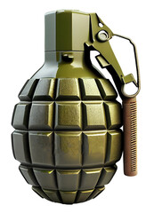 F-1 hand grenade. hand defensive anti-personnel grenade.. Transparent background