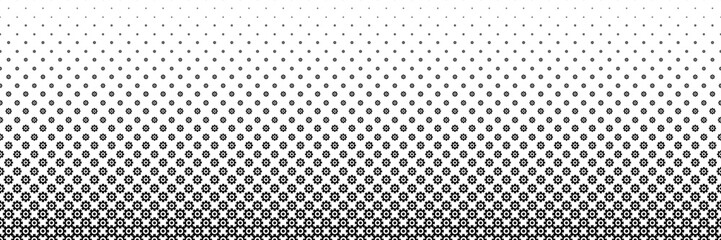 horizontal black halftone of gear design for pattern and background. - obrazy, fototapety, plakaty