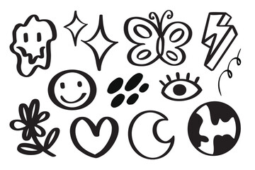 Fototapeta premium Doodle illustration vector style hand drawn