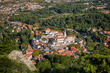 Sintra Town And Palace In Portugal