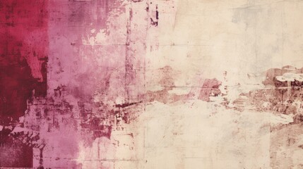Vintage Pink and Cream Grunge Texture for Creative Backgrounds