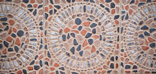 background of beautiful street tiles