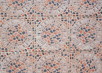 background of beautiful street tiles