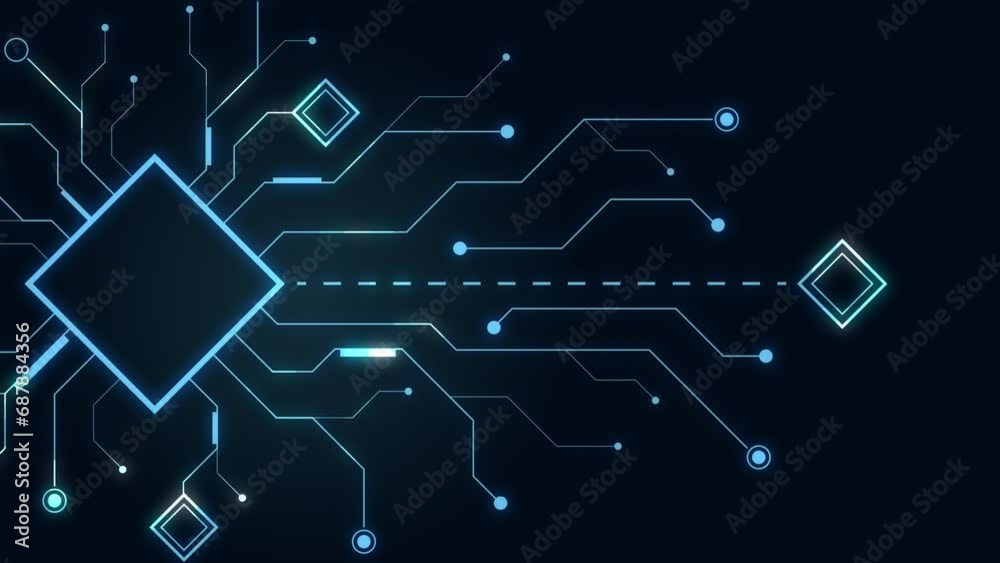 Poster Abstract digital dot line particle data background connecting technology concept.
