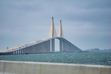 Bridge to St Petersburg in Florida