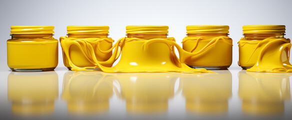 yellow line of paint isolated High quality photo