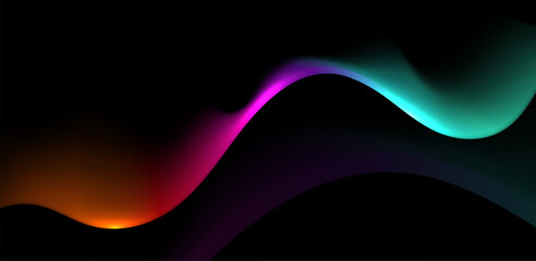 Modern abstract wave lines.