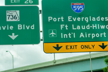 Port Everglades interstate traffic, Florida