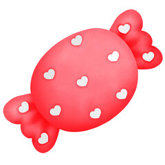 The red star has a white heart shape on top.