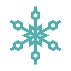 Snowflake Icon Vector
