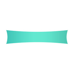 green mint square banner bar and curve