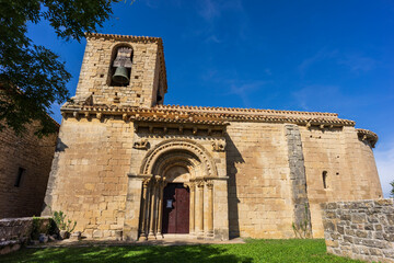Romanesque church of San Martin de Tours of Artaiz, Unciti valley, Artaiz, Navarra, Spain