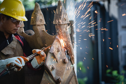 Cutting steel with gas, gas welding and oxy-fuel cutting are processes that use fuel gases and oxygen to weld and cut metals, respectively.
