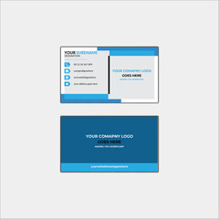 Luxury Double-sided creative and Clean Business Card design Template for professional Business and personal use. Business card design with gold style minimalist print template with Beautiful
2 colors