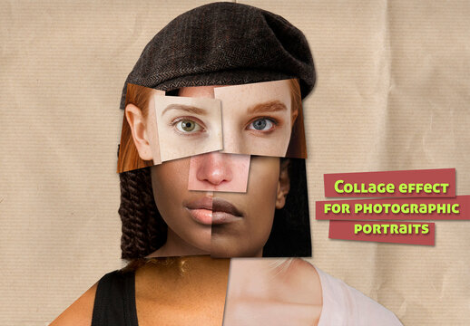 Portrait Collage Effect