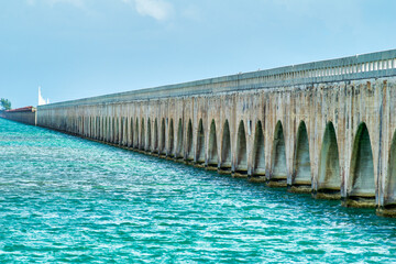 Bridge along Money Key Channel, Bahia Honda Key - Florida
