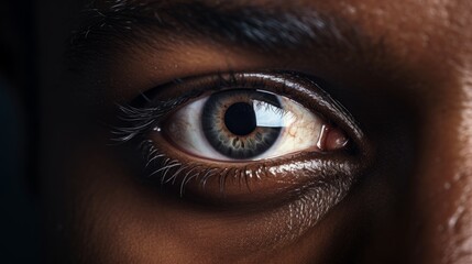 Fototapeta premium Human eye. Intricate Closeup of the Human Eye