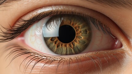 Human eye. Intricate Closeup of the Human Eye - obrazy, fototapety, plakaty