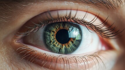 Human eye. Intricate Closeup of the Human Eye