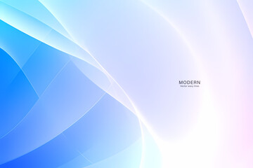 Abstract White Blue Background. colorful wavy design wallpaper. creative graphic 2 d illustration. trendy fluid cover with dynamic shapes flow.