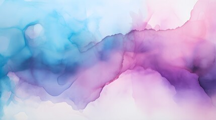 Fototapeta na wymiar Abstract watercolor. Purple pink blue teal background. Generative AI