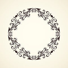 Vignette. Vector drawing