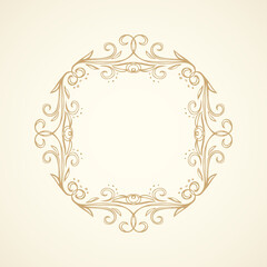 Vignette. Vector drawing