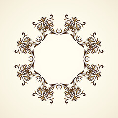 Vignette. Vector drawing