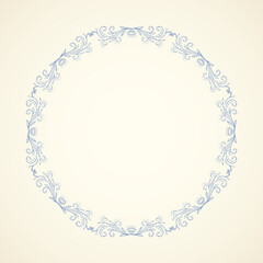 Vignette. Vector drawing