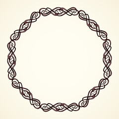 Vignette. Vector drawing