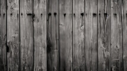 Close-up of a weathered wooden door, black and white color, background