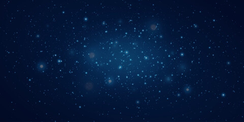 
Background of abstract lights and glare of light, dust elements. Sparkling cosmic magic dust particles.