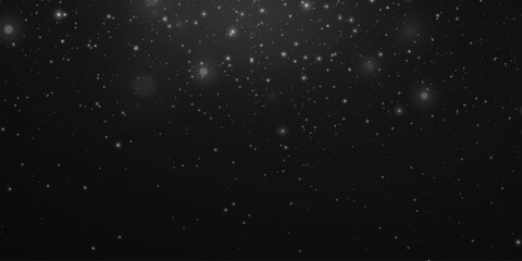 Background of abstract lights and glare of light, dust elements. Sparkling cosmic magic dust particles.	
