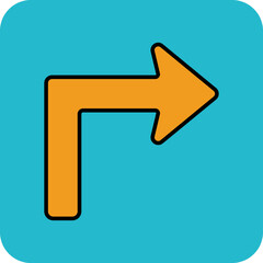 Turn Right Icon