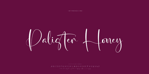 signature Font Calligraphy Logotype Script Brush Font Type Font lettering handwritten
