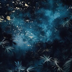 Quartz Celestial Jungle Nomad Lore Background Texture - Celestial Jungle Style with Empty Copy Space for Text - Quartz Nomad Jungle Wallpaper created with Generative AI Technology