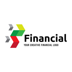 Fundraising Financial And Accounting Logo Design. Financial Advisors Logo Vector Design Inspiration
