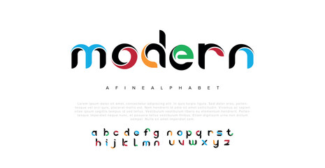Colors font alphabet letters. Modern logo typography. Color creative art typographic design. Festive letter set for rainbow logo, headline, color cover title, joy monogram. Isolated vector typeset 
