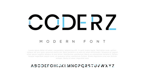 Made for logo. Creative Design vector Font of twisted Ribbon for Title, Header, Lettering, Logo. Funny Entertainment Active Sport Technology areas Typeface. Colorful rounded Letters and Numbers.