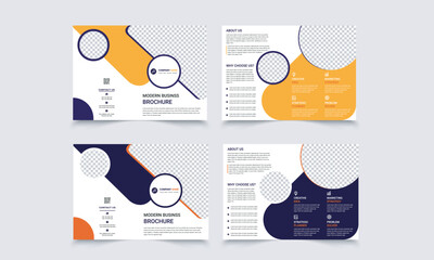 Corporate, Business  Bi fold Brochure Design Template