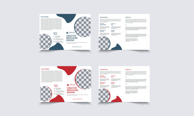 Corporate, Business  Bi fold Brochure Design Template