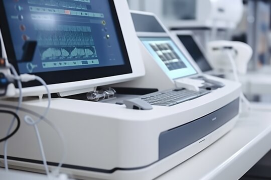 Medical Diagnosis Machine At Hospital Lab Highquality Photo