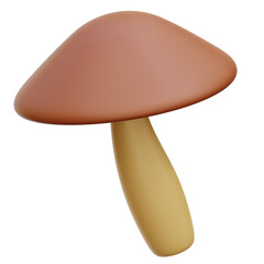 Mushroom 3D Icon Illustrations