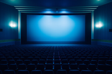 the screen in the cinema