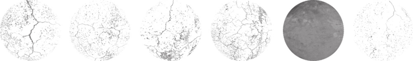 Sprayed black circle set.Graffiti art design . Noise dispersion circle . Spray effect .Grunge texture . Distressed element .vector 