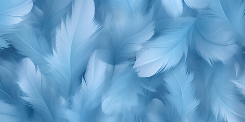 blue feathers background