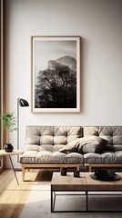 scandinavian modern interior living room